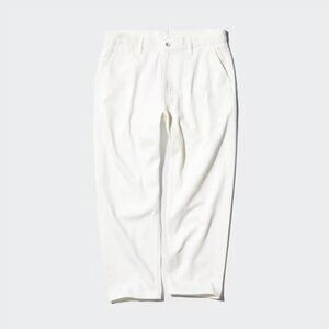 Uniqlo Relaxed Ankle Jeans 01 OFF WHITE [USED]